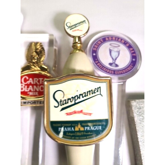 Creative tap handle display ideas needed Vintage Lot Of 6 Beer Taps/Handles Mancave Bar Decor